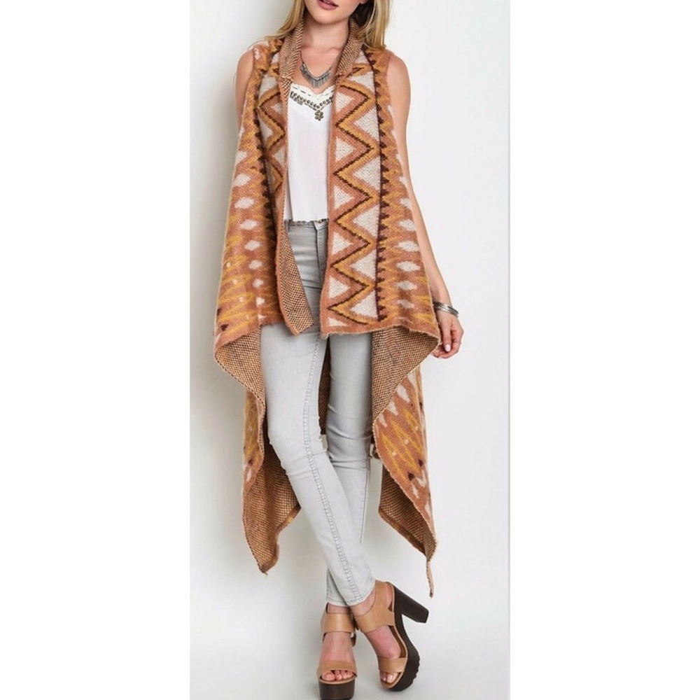 UMGEE HiLo Aztec Sweater Vest